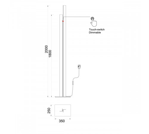 Торшер Mantra Manhattan 9193