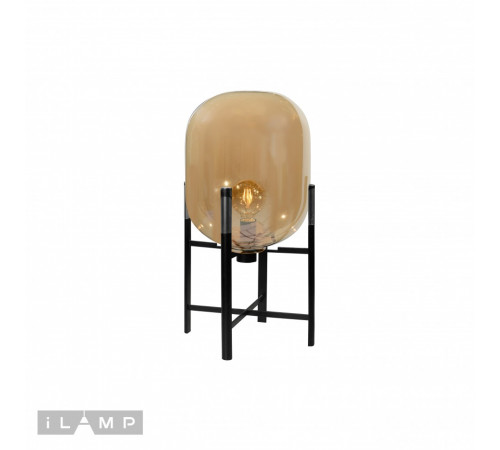 Торшер Ilamp Brick AТ9031-1A Коньяк