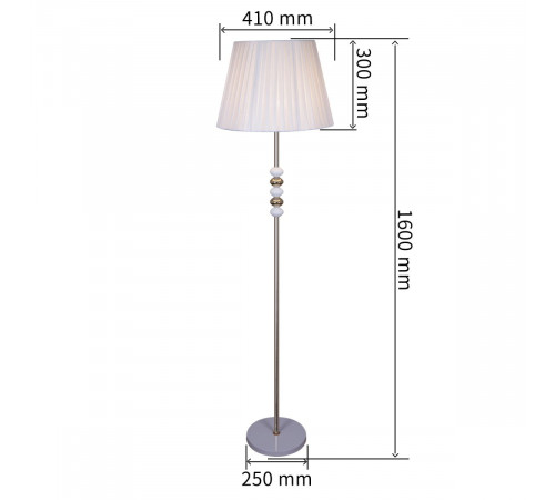 Торшер Reluce 02063-0.6-01 WH-CR