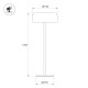 Торшер аккумуляторный Arlight SP-KWALLEN-4.7W Warm2700 (Черный, 130 deg, 5V) (IP54 Металл) 060828