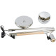 Торшер Uniel UML-T702 E14 SILVER+ UL-00010957