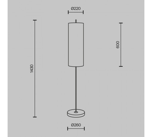 Торшер Maytoni Glamping MOD437FL-01B Торшер Maytoni Glamping MOD437FL-01B