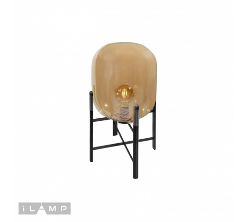 Торшер Ilamp Brick AТ9031-1A Коньяк