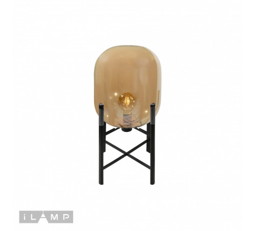 Торшер Ilamp Brick AТ9031-1A Коньяк