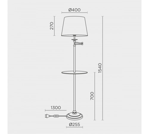 Торшер Modemodern MD.8024.01FL