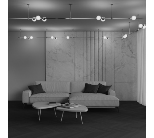 Трековый магнитный светильник Maytoni Technical Luna TR229-1-5W3K-BS