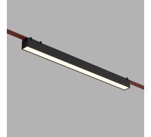 Трековый однофазный светильник Denkirs Belty linear DK5676-BK