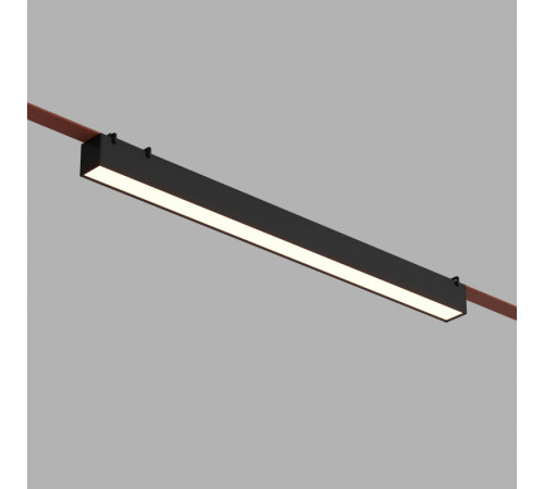 Трековый однофазный светильник Denkirs Belty linear DK5676-BK Трековый однофазный светильник Denkirs Belty linear DK5676-BK