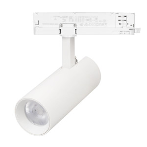 Трековый трехфазный светильник Arlight LGD-GERA-4TR-R74-20W Warm3000 (WH, 55 deg, 230V, DALI) (IP20 Металл) 058811