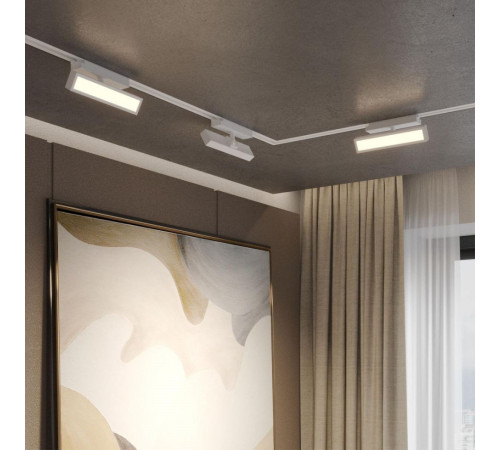 Трековый однофазный светильник с переключателем цв. температуры Novotech Port Stratus 359780