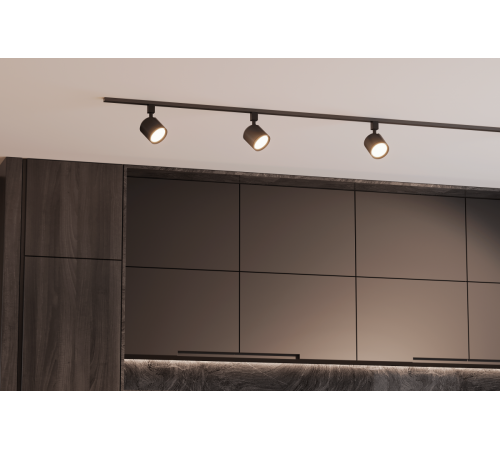 Трековый однофазный светильник Crystal Lux CLT 0.31 020 BK