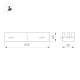 Трековый трехфазный светильник Arlight LGD-LUNGO-4TR-L600-20W-30W Warm3000 (Белый, 120 deg, 230V) (IP20 Металл) 064221