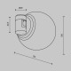 Трековый магнитный светильник Maytoni Technical Luna TR229-1-5W3K-B