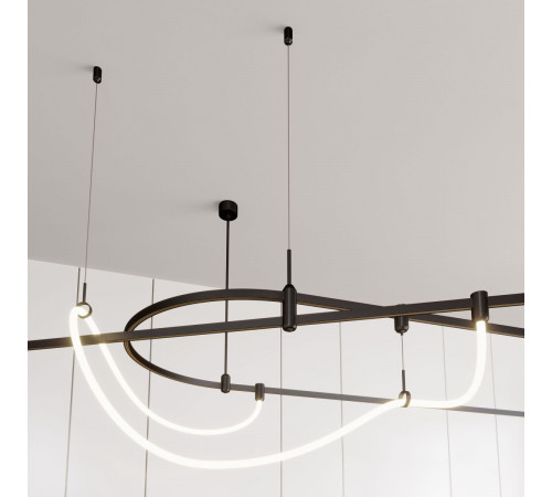 Трековый светильник Arlight ART-APRIORI-TUBE-ELASTIC-R38-L3000-36W Day4000 (Черный, 360 deg, 48V) (IP20 Металл) 049271(1)