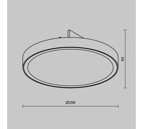 Уличный трековый светильник Maytoni Zone IP O-TR01-1-F-25WB3K