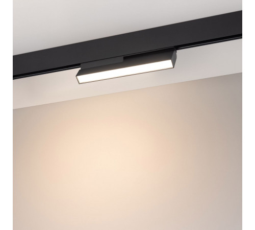 Трековый магнитный светильник Arlight MAG-ORIENT-FLAT-FOLD-S230-12W Day4000-MIX (BK, 80 deg, 48V, TUYA Zigbee) (IP20 Металл) 056401