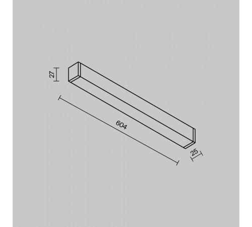 Трековый магнитный светильник Maytoni Technical Basis Radity TR080-4-20WTW-B