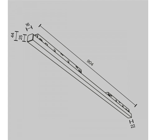 Трековый магнитный светильник Maytoni Basis TR030-4-30WTW-DD2-B