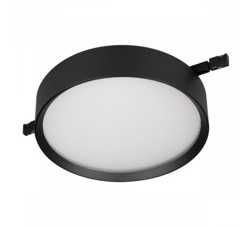 Трековый магнитный светильник Arlight MAG-MICROCOSM-RONDO-R150-15W Warm3000 (BK, 90 deg, 24V) (IP20 Металл) 051777