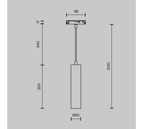 Трековый магнитный светильник Maytoni Technical Focus LED TR016-2-12W4K-B-1