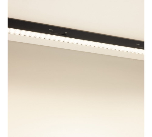 Трековый трехфазный светильник Arlight LGD-LUNGO-4TR-L1200-39W-60W Day4000 (Черный, двойной асимметричный 2х20 deg, 230V) (IP20 Металл) 064269