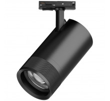 Трековый светильник для однофазного/трехфазного шинопровода Barra 20-55G с тонким адаптером Lightstar Canno Pro C4407SS