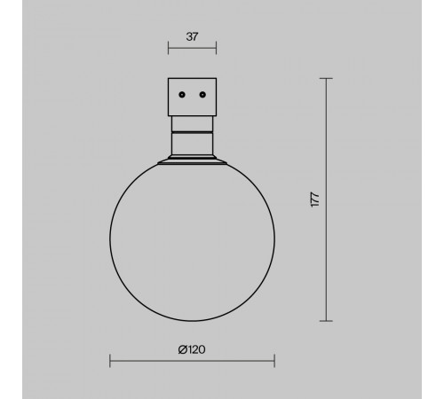 Уличный трековый светильник Maytoni Luna Elasity IP O-TR01-1-S-9WW3K