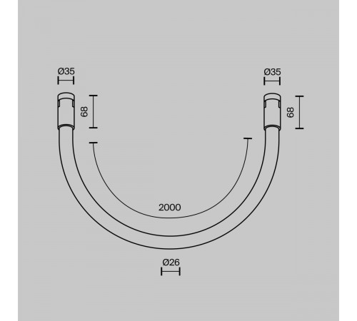Трековый магнитный светильник Maytoni Technical Tau Flarity TR154-1-27W3K-B Трековый магнитный светильник Maytoni Technical Tau Flarity TR154-1-27W3K-B