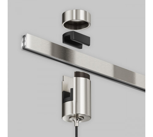 Трековый магнитный светильник Maytoni FOCUS LED TR155-1-5W4K-PT Трековый магнитный светильник Maytoni FOCUS LED TR155-1-5W4K-PT