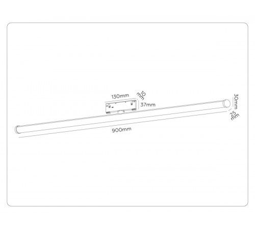 Трековый магнитный светильник Ambrella Light Track System GL2380