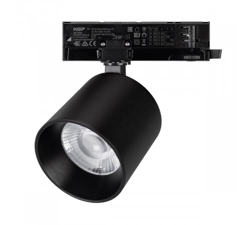 Трековый трехфазный светильник Arlight LGD-DYKE-4TR-R100-36W Warm3000 (BK, 38 deg, 230V) (IP20 Металл) 063236