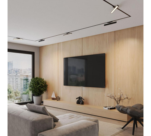 Трековый однофазный светильник с переключателем цв. температуры Novotech Port Stratus 359773