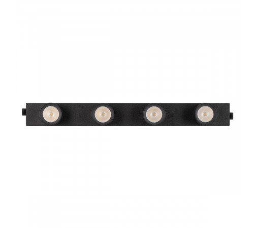 Трековый магнитный светильник Arlight MAG-ORIENT-KRATER-L195-12W Warm3000 (Черный, 25 deg, 48V) (IP20 Металл) 035582(1)