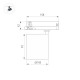 Трековый трехфазный светильник Arlight LGD-DYKE-4TR-R100-36W Warm3000 (BK, 38 deg, 230V) (IP20 Металл) 063236