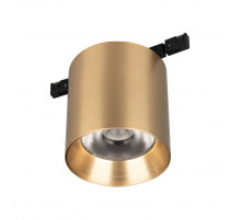 Трековый магнитный светильник Arlight MAG-MICROCOSM-POINT-R68-7W Warm3000 (GD, 36 deg, 24V) (IP20 Металл) 051828