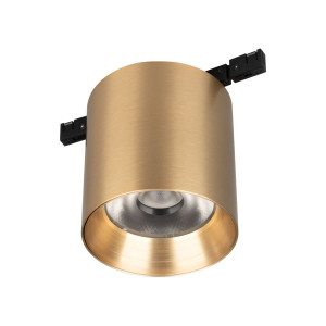 Трековый магнитный светильник Arlight MAG-MICROCOSM-POINT-R68-7W Warm3000 (GD, 36 deg, 24V) (IP20 Металл) 051828