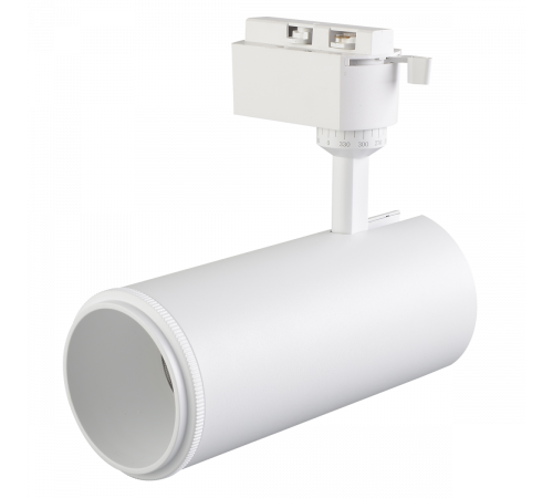 Трековый однофазный светильник Crystal Lux CLT 0.31 021 WH 3CCT ZOOM