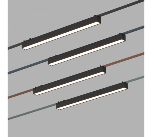 Трековый однофазный светильник Denkirs Belty linear DK5676-BK Трековый однофазный светильник Denkirs Belty linear DK5676-BK