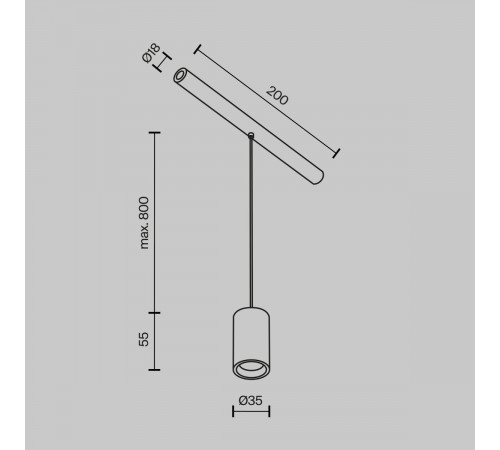 Трековый светильник Maytoni Focus LED C105PL-3W3-6K-BS Трековый светильник Maytoni Focus LED C105PL-3W3-6K-BS