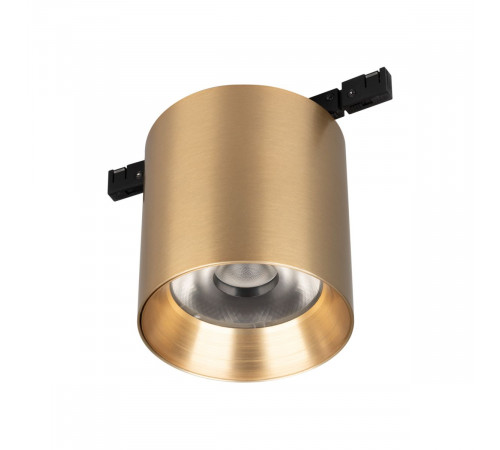 Трековый магнитный светильник Arlight MAG-MICROCOSM-POINT-R68-7W Day4000 (GD, 36 deg, 24V) (IP20 Металл) 051829