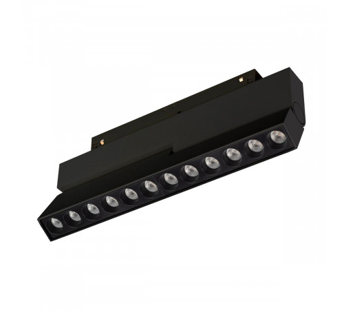 Трековый магнитный светильник Arlight MAG-ORIENT-DOTS-FOLD-S230-12W Day4000-MIX (BK, 30 deg, 48V, TUYA Zigbee) (IP20 Металл) 056402