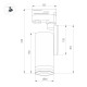 Трековый трехфазный светильник Arlight LGD-URANUS-4TR-R65-10W Warm3500-MIX (WH, 20-50 deg, side holder, 230V) (IP20 Металл) 059361