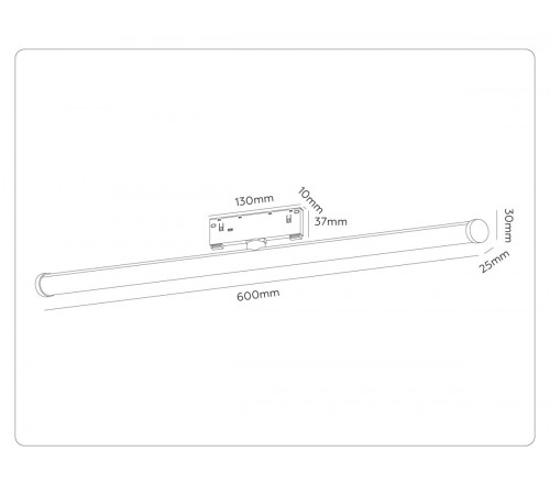 Трековый магнитный светильник Ambrella Light Track System GL2375