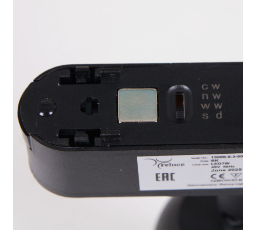 Трековый магнитный светильник (CCT+SMART) Reluce 13009-9.3-001UR magnetic Led7W BK CCT+SMART