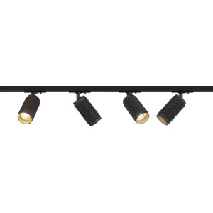 Комплект трековых однофазных светильников (4 шт.) Эра TR40-SET-4-1 BK Б0069390