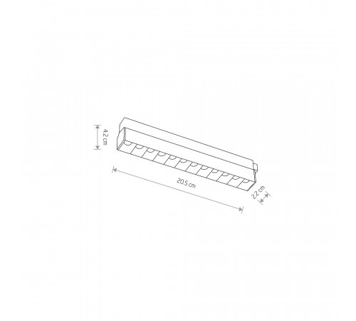 Трековый магнитный светильник Nowodvorski Focus Led Black 10644 Трековый магнитный светильник Nowodvorski Focus Led Black 10644