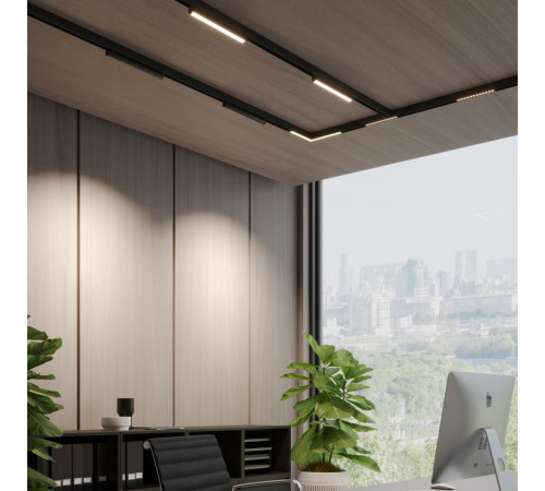 Трековый светодиодный светильник с переключателем цветовой темперетуры Novotech Port Vector 359946