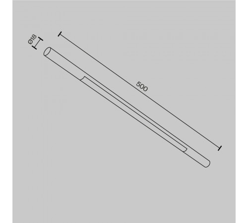Трековый светильник Maytoni Basis C100CL-L500-12W3-6K-B Трековый светильник Maytoni Basis C100CL-L500-12W3-6K-B