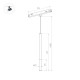 Трековый магнитный светильник Arlight MAG-ORIENT-STICK-HANG-R20-3W Day4000 (Черный, 180 deg, 48V) (IP20 Металл) 036541(2)