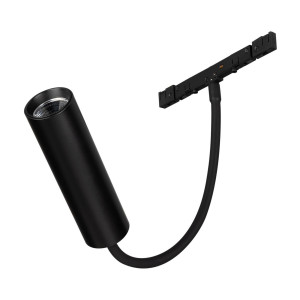 Трековый магнитный светильник Arlight MAG-MICROCOSM-SPOT-FLEX-R26-5W Day4000 (BK, 24 deg, 24V) (IP20 Металл) 051785